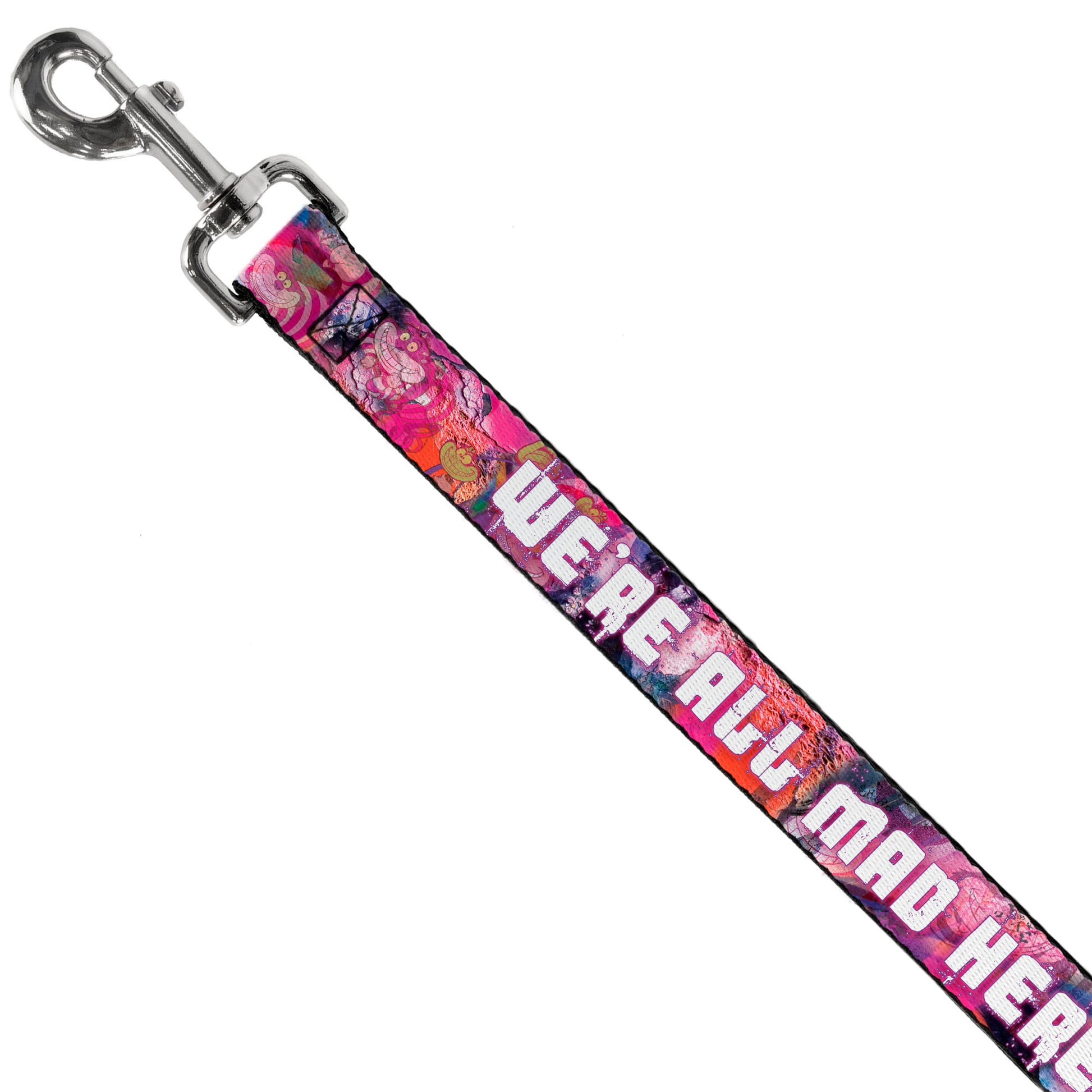 Dog Leash - Transparent Cheshire Cat Poses WE'RE ALL MAD HERE Dog Leashes Disney