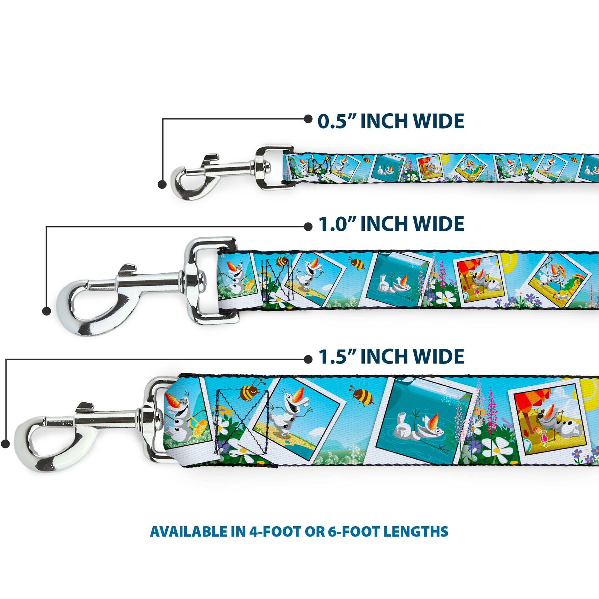 Dog Leash - Olaf Summertime Snapshots Dog Leashes Disney