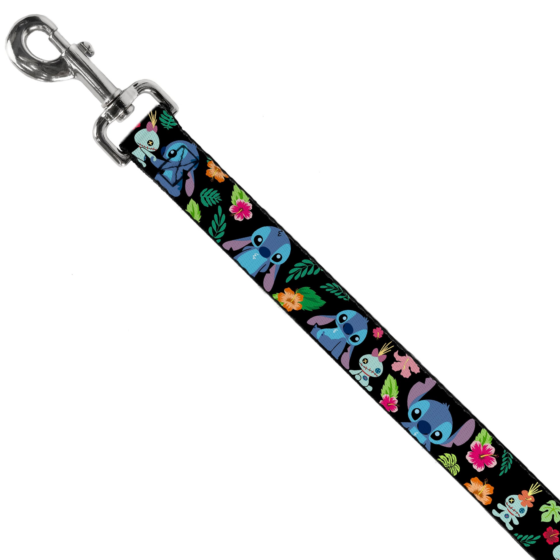 Dog Leash - Stitch & Scrump Poses/Tropical Flora Dog Leashes Disney