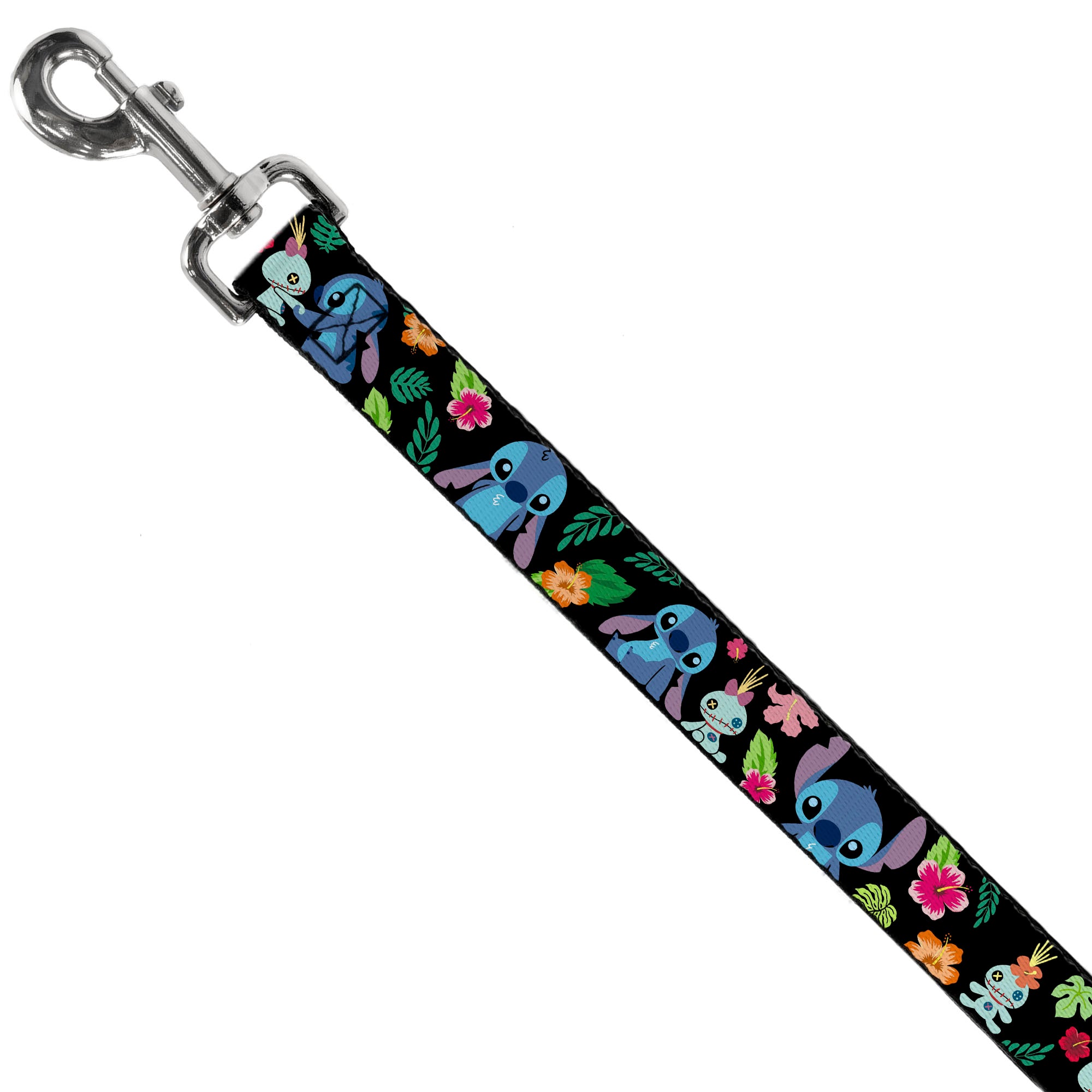 Dog Leash - Stitch & Scrump Poses/Tropical Flora Dog Leashes Disney