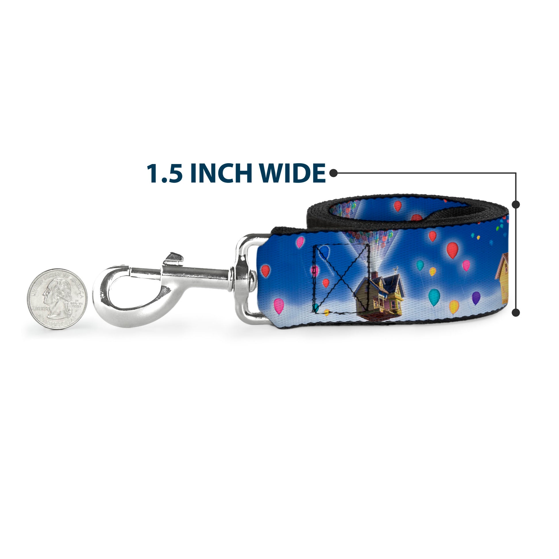 Dog Leash - Olaf Pose I LOVE WARM HUGS Stripe Blues Dog Leashes Disney