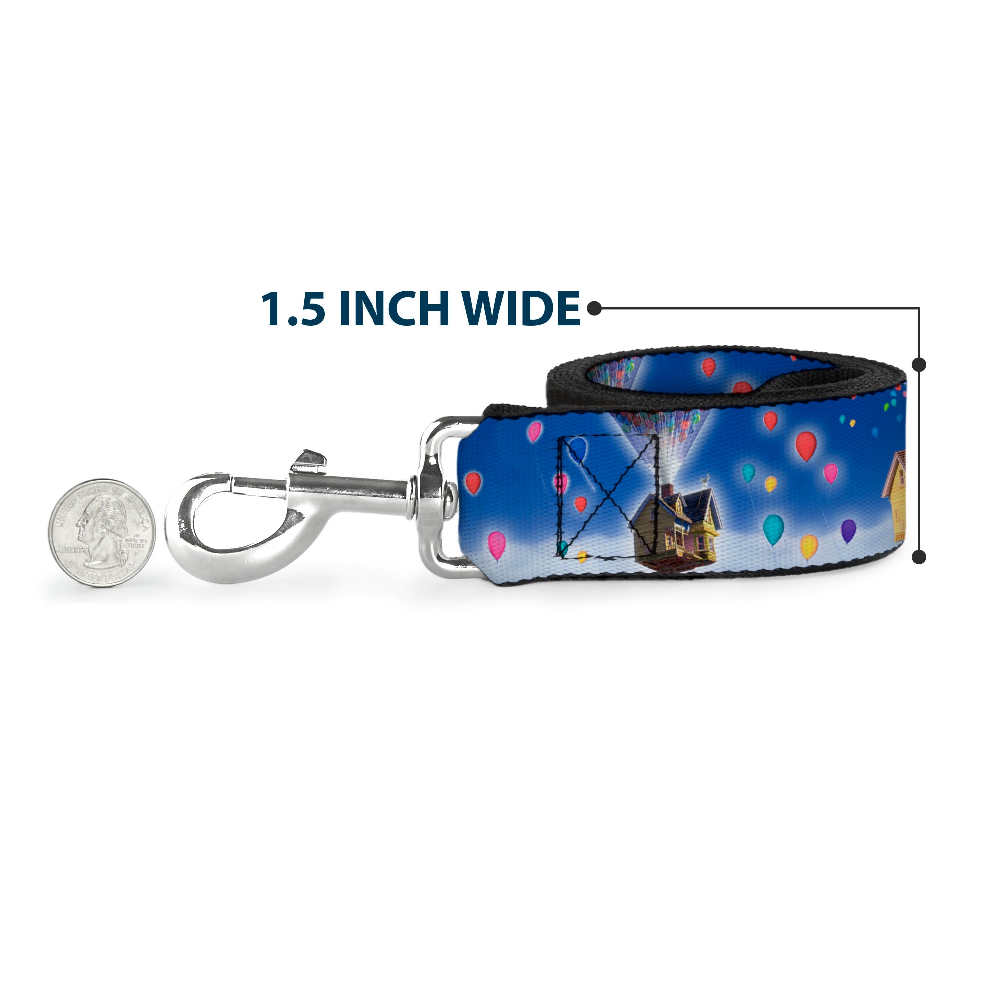 Dog Leash - Olaf Pose I LOVE WARM HUGS Stripe Blues Dog Leashes Disney