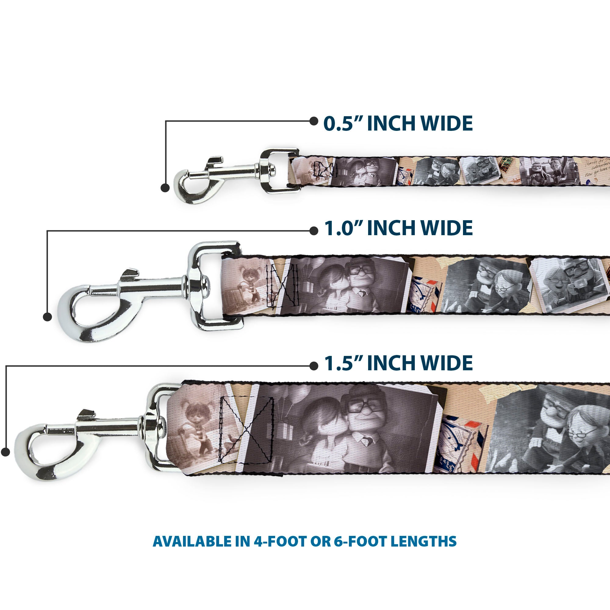 Dog Leash - Up Adventure Book Snapshots/Post Cards Dog Leashes Disney