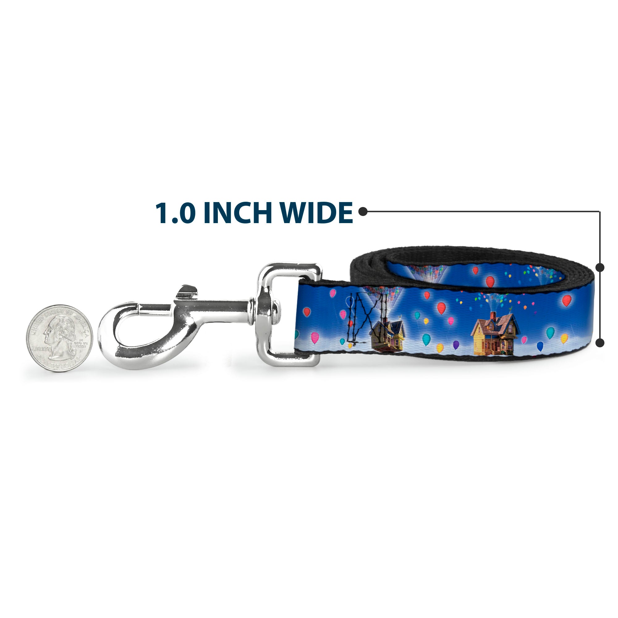 Dog Leash - Up Carl on Porch/Flying House/Balloons Dog Leashes Disney