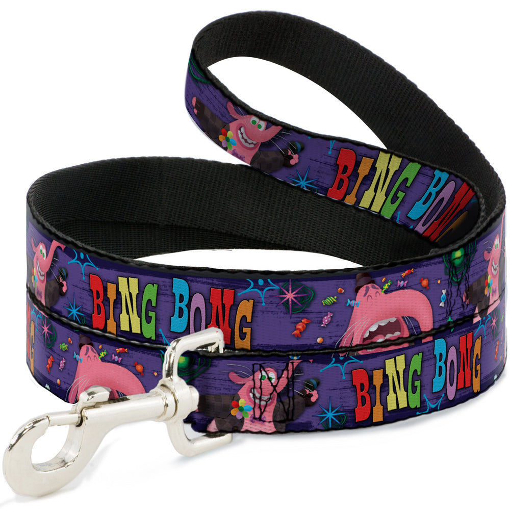 Dog Leash - BING BONG Poses/Candy Purples/Multi Color Dog Leashes Disney
