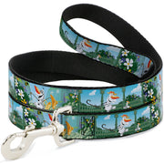 Dog Leash - Olaf Garden Scenes Dog Leashes Disney