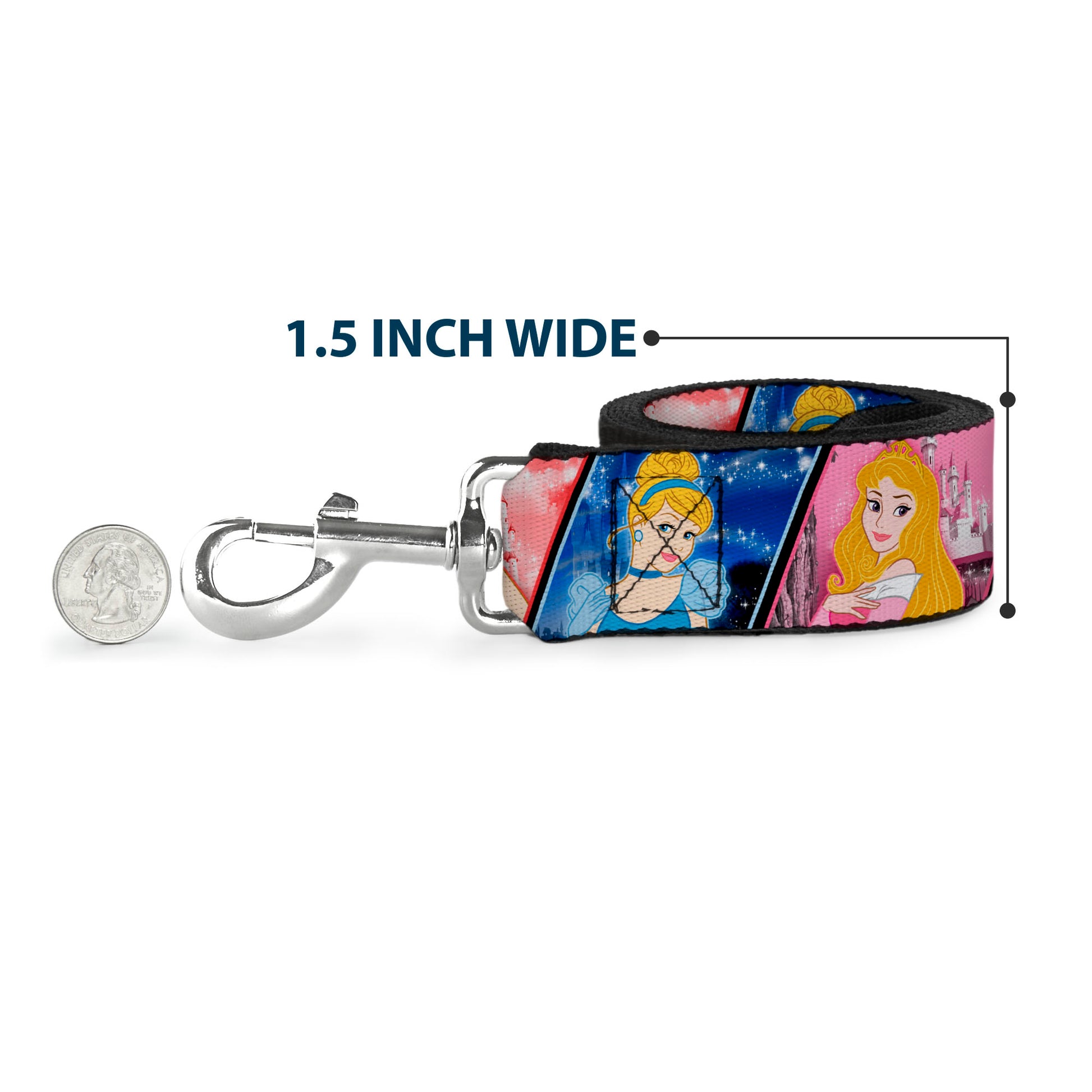 Dog Leash - Anna/Snowflakes Frozen Art Collection Poses Dog Leashes Disney