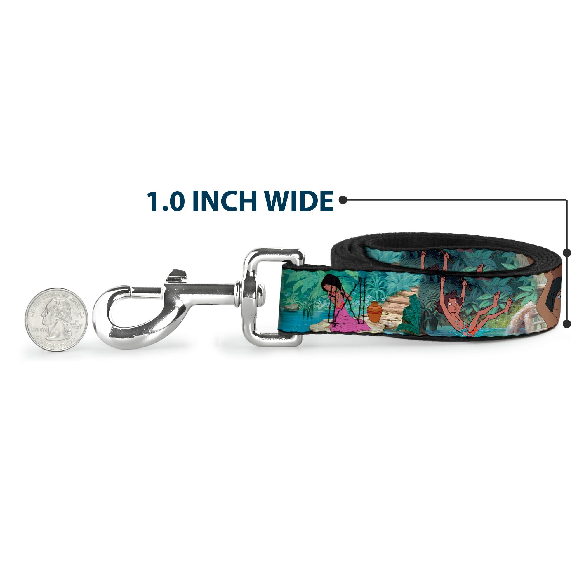 Dog Leash - The Jungle Book Scenes Dog Leashes Disney