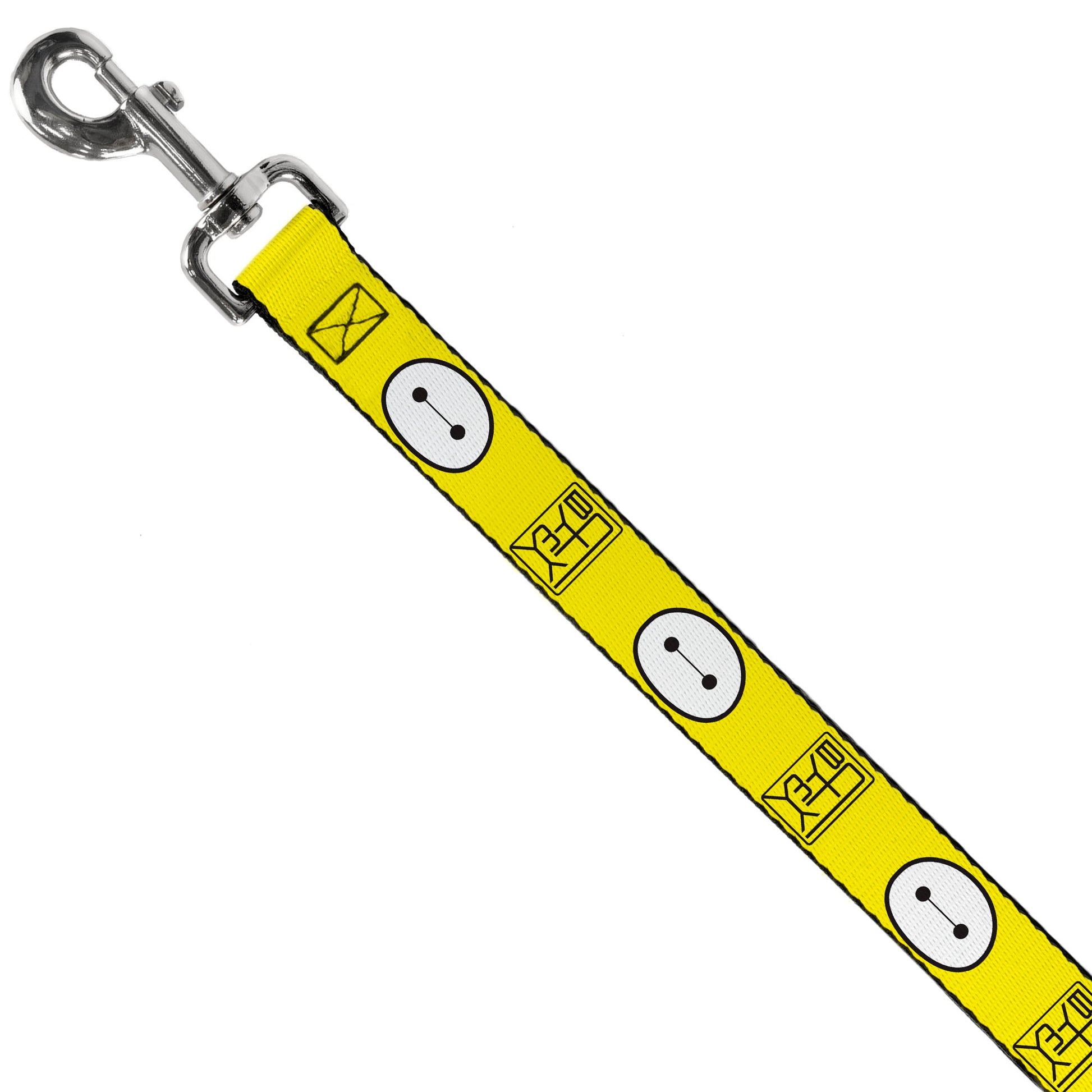 Dog Leash - BAYMAX Hanko/Face Yellow/Black/White Dog Leashes Disney