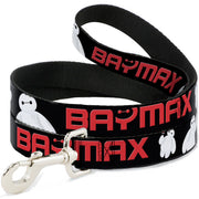 Dog Leash - BAYMAX Poses Black/White/Red Dog Leashes Disney