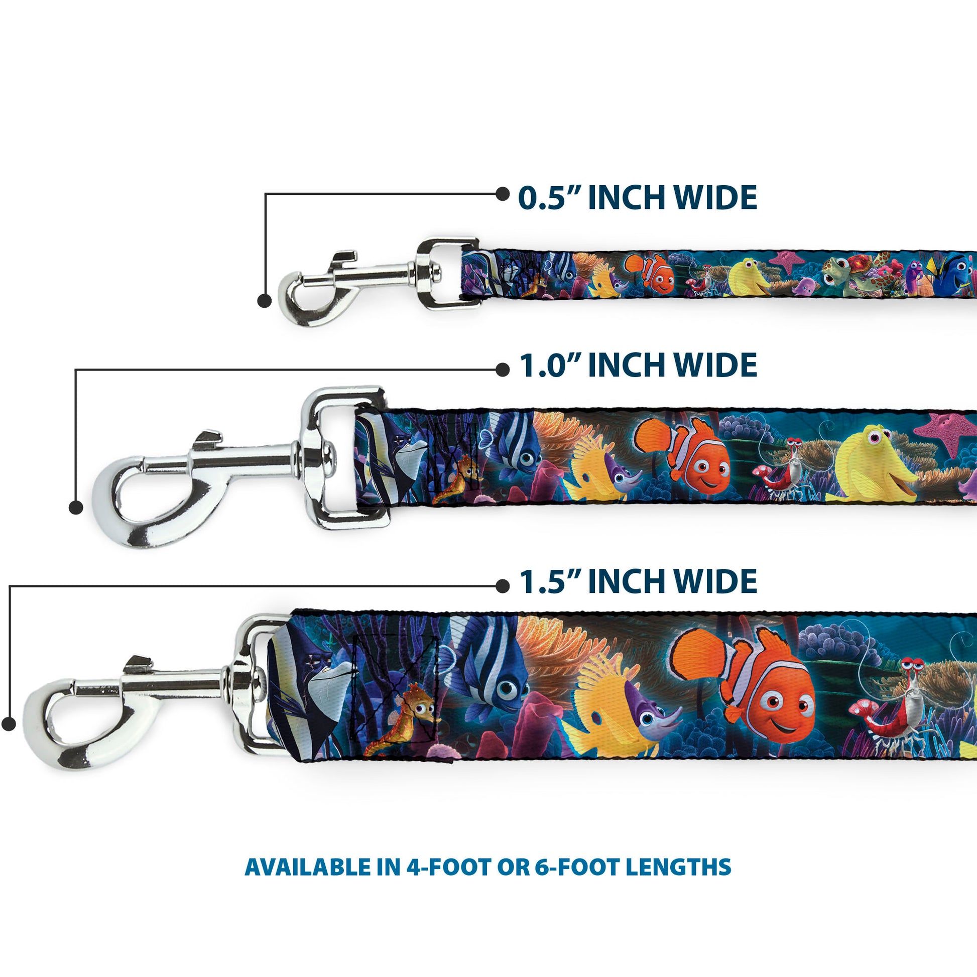Dog Leash - Nemo & Friends Group Dog Leashes Disney