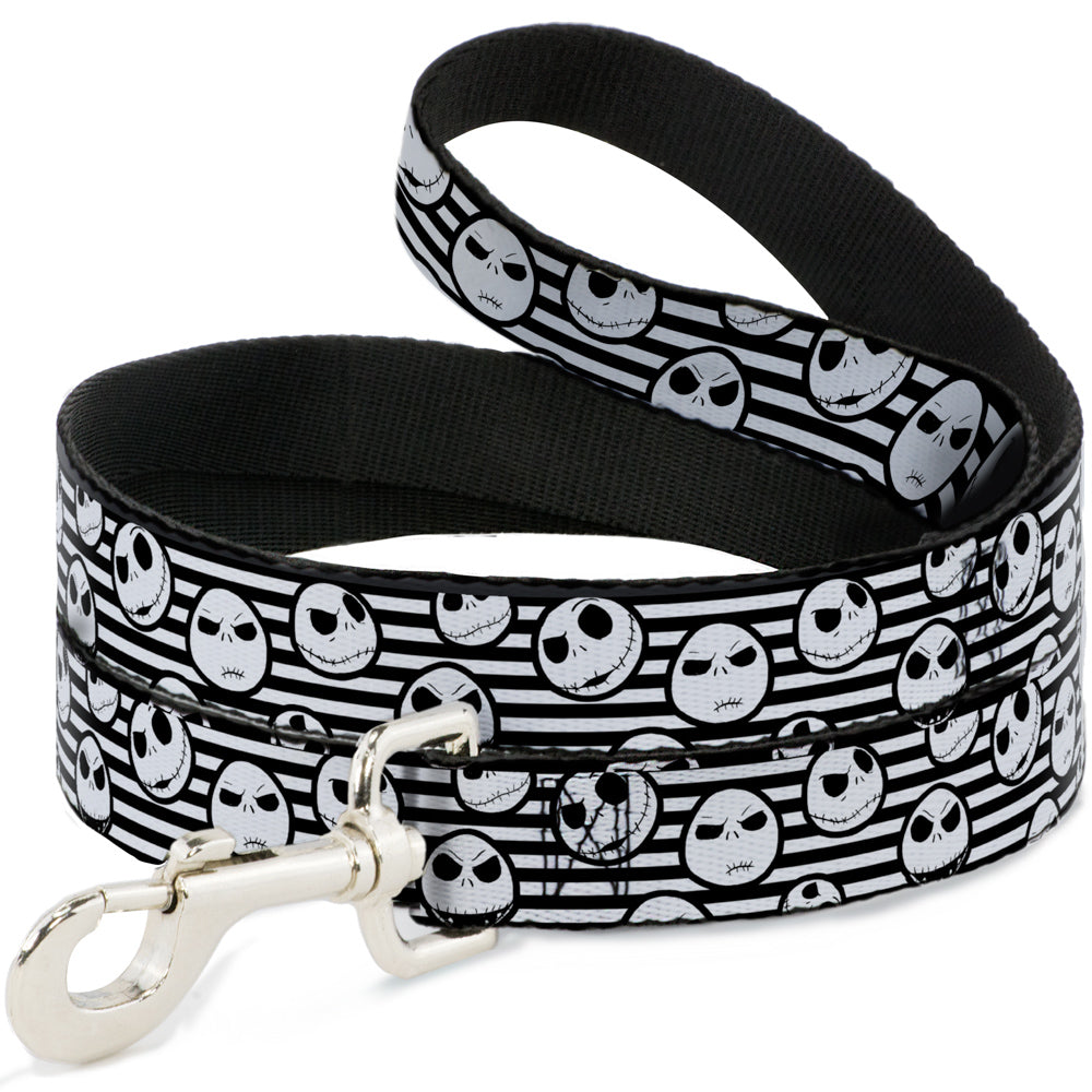 Dog Leash - Jack Expressions/Stripe White/Black Dog Leashes Disney