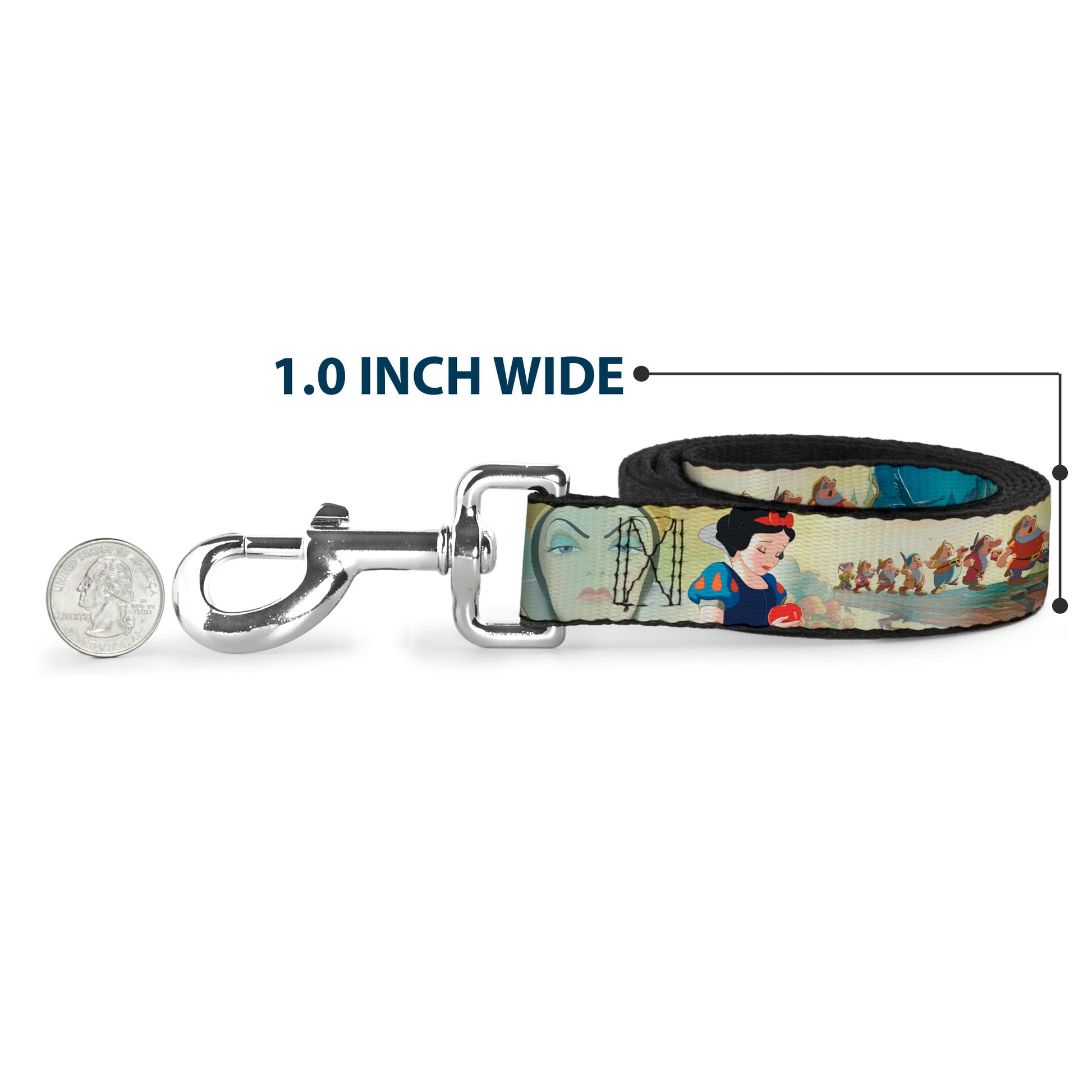 Dog Leash - Snow White/Dwarves/Old Witch/Evil Queen Scenes Dog Leashes Disney