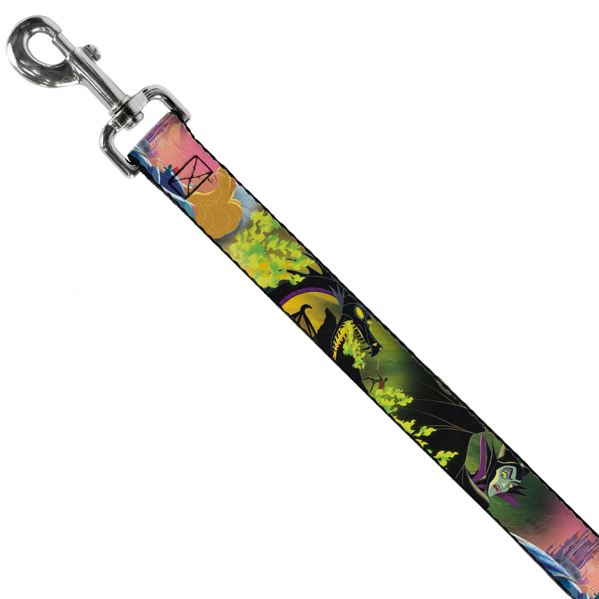 Dog Leash - Sleeping Beauty & Maleficent/Maleficent Dragon Scenes Dog Leashes Disney