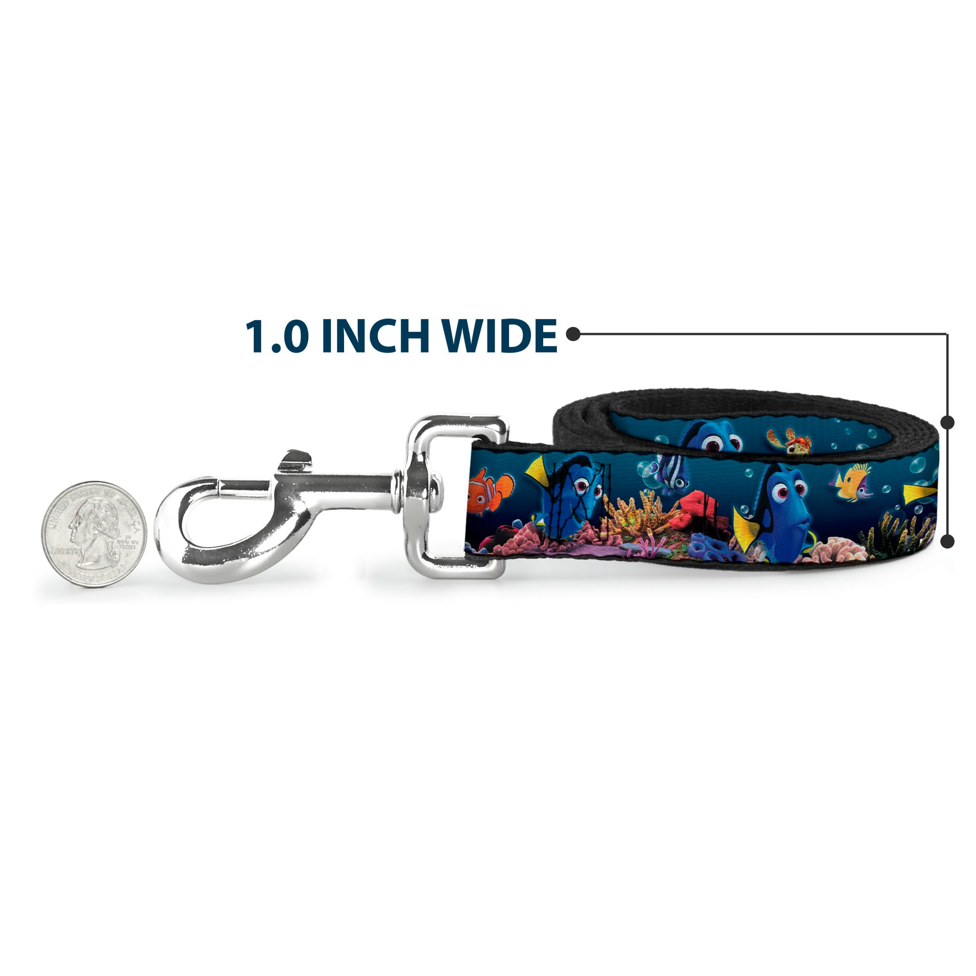 Dog Leash - Dory Poses & Friends Under the Sea Dog Leashes Disney