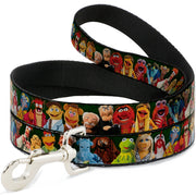 Dog Leash - Muppets 20-Character Group Pose Greens Dog Leashes Disney