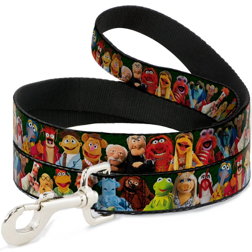 Dog Leash - Muppets 20-Character Group Pose Greens Dog Leashes Disney