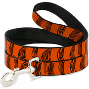 Dog Leash - Tigger Stripes Orange/Black Dog Leashes Disney