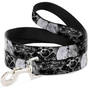 Dog Leash - Jack & Oogie Boogie Scenes Grays Dog Leashes Disney