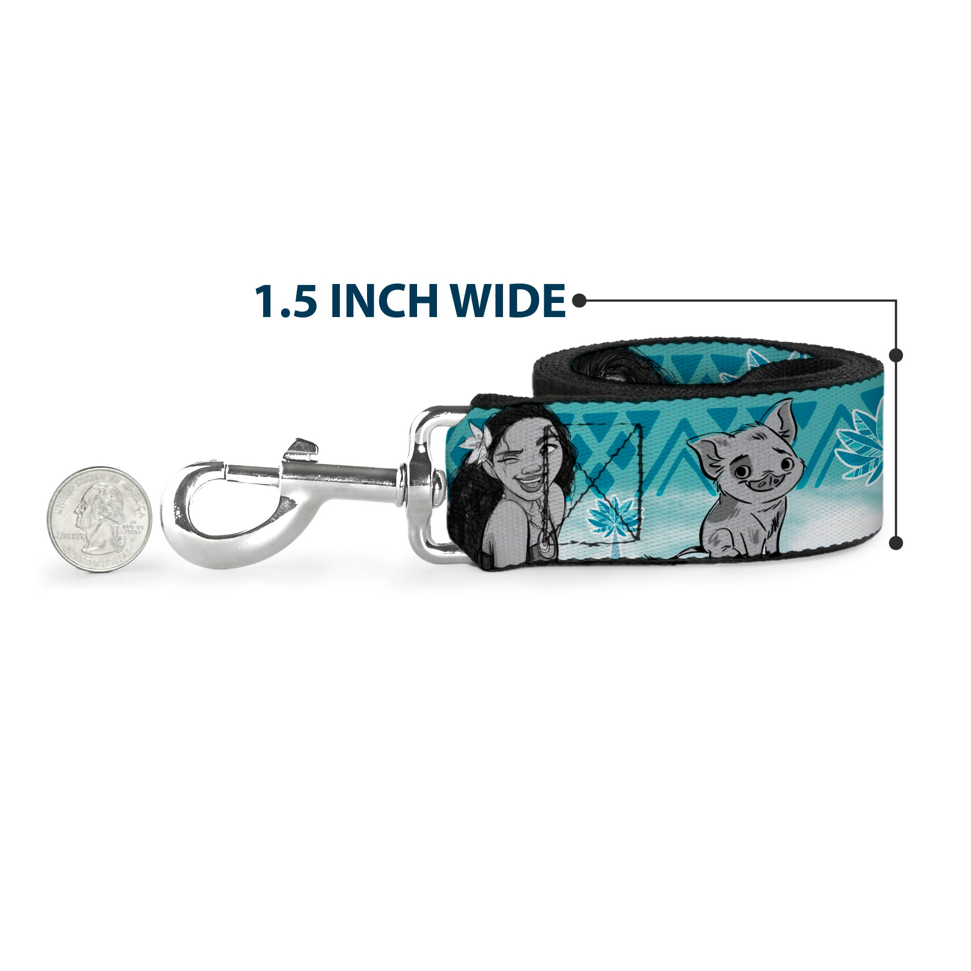 Dog Leash - Mickey & Minnie HUGS & KISSES Poses Reds/White Dog Leashes Disney