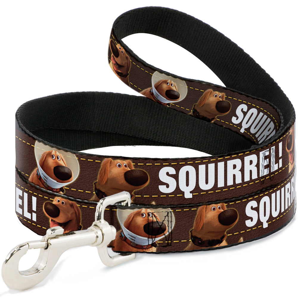 Dog Leash - Dug 3-Poses/SQUIRREL! Brown/Yellow/White Dog Leashes Disney