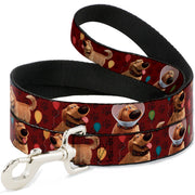 Dog Leash - Dug 4-Poses/Balloons/Paw Print Reds Dog Leashes Disney