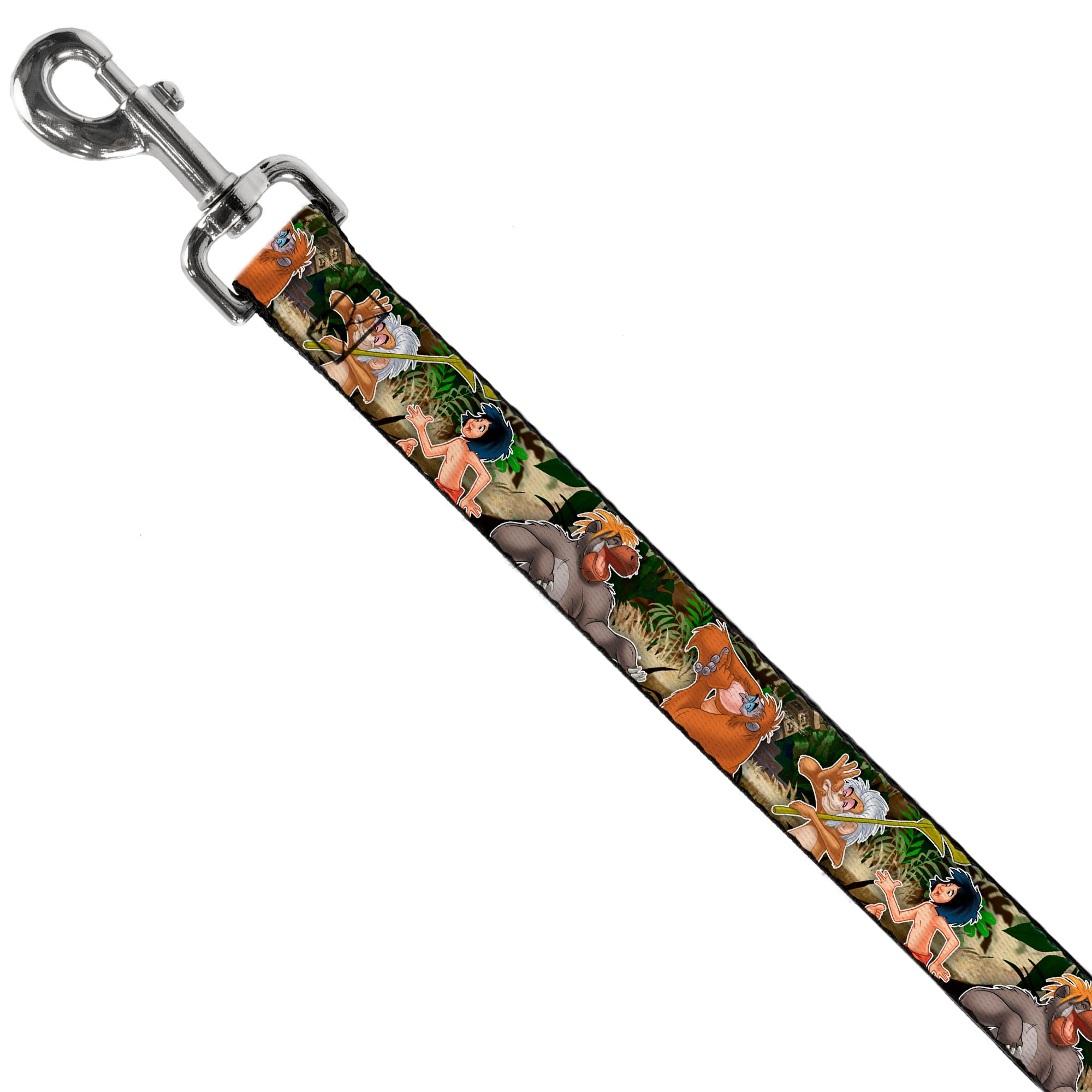 Dog Leash - The Jungle Book I Wanna Be Like You 4-Character Scene Dog Leashes Disney