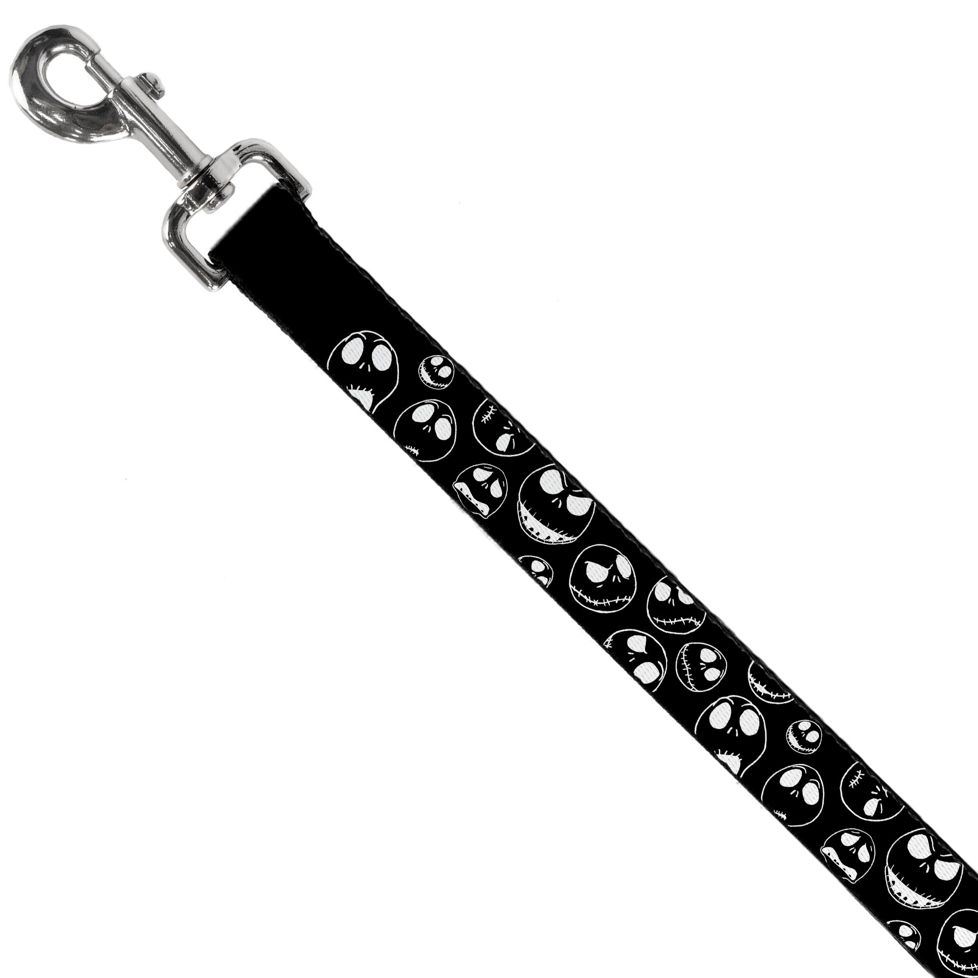 Dog Leash - Jack Outline Expressions Scattered Black/White Dog Leashes Disney