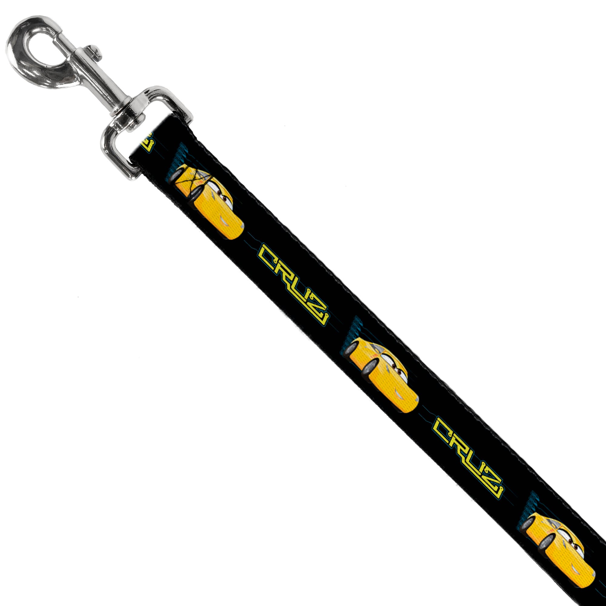 Dog Leash - Cars 3 CRUZ Car Profile Black/Blue/Yellow Dog Leashes Disney