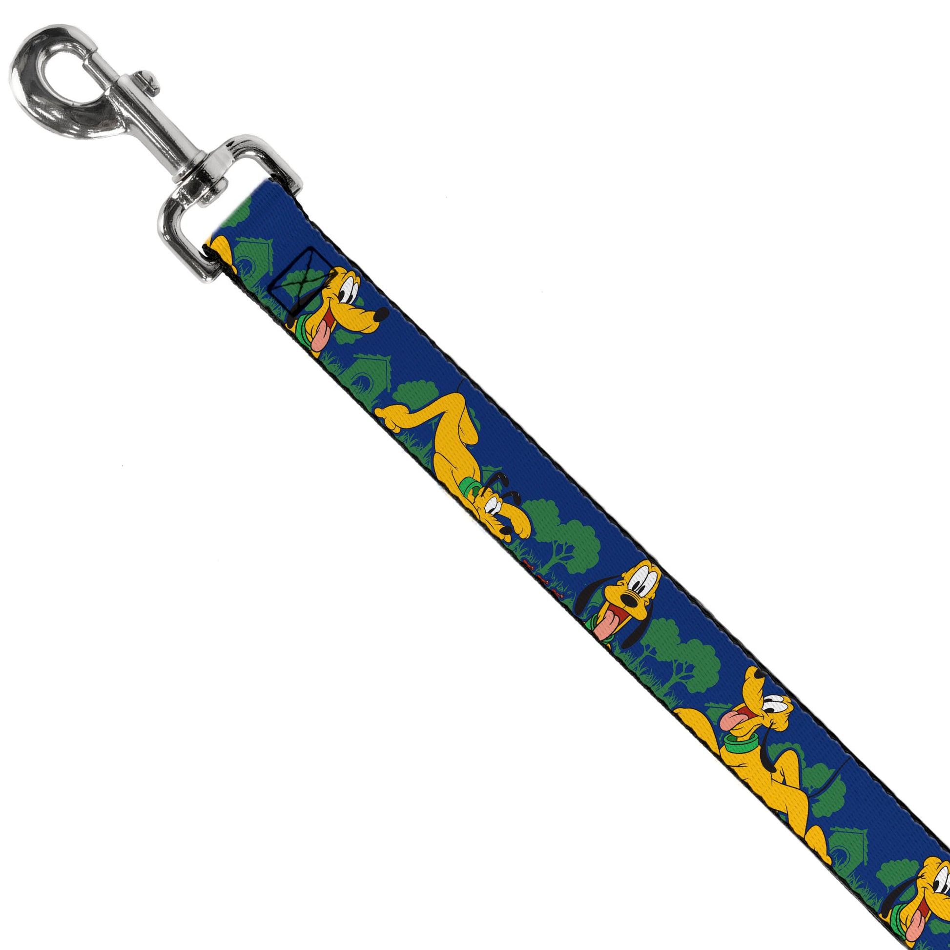 Dog Leash - Pluto 4-Poses/Landscape Blue/Green Dog Leashes Disney