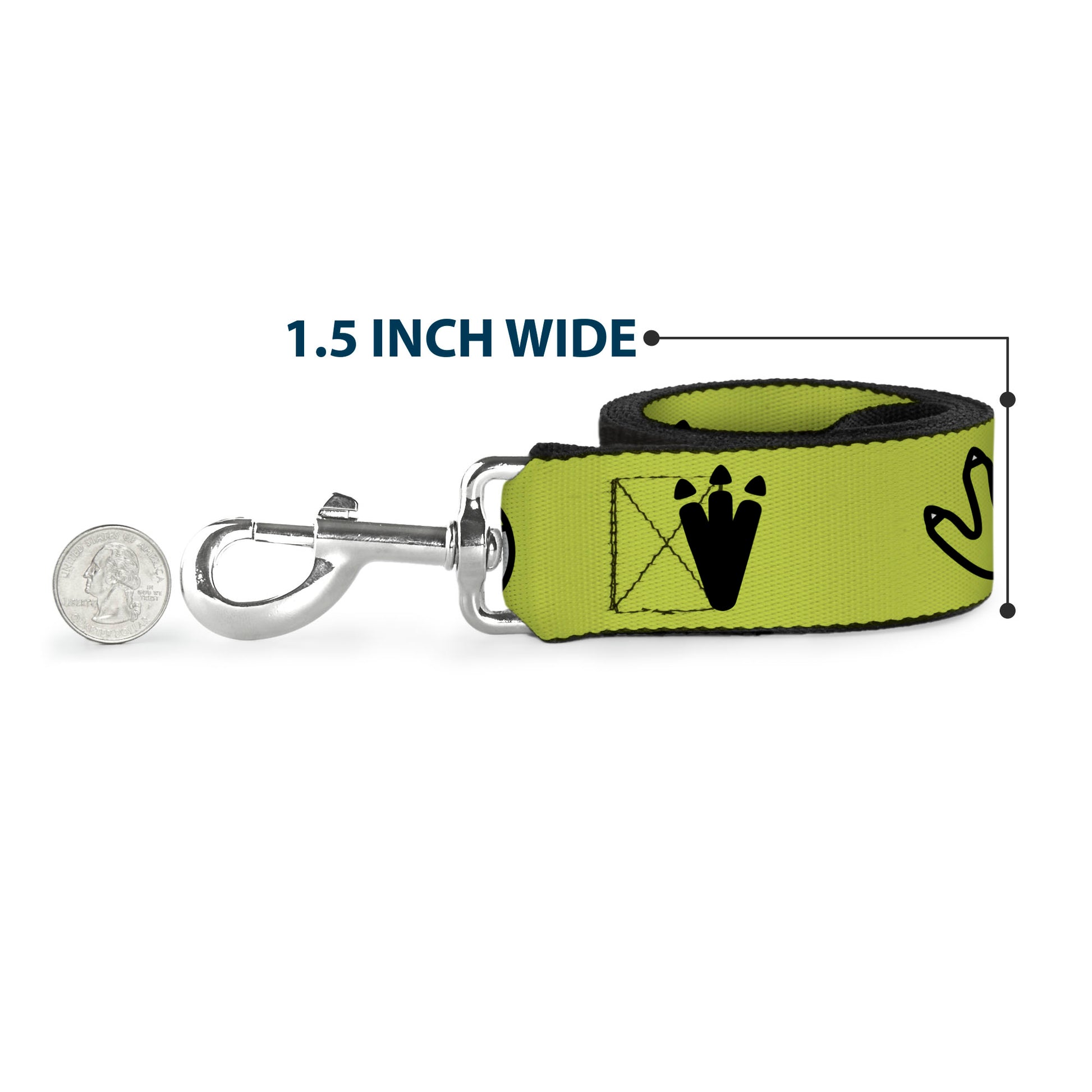 Dog Leash - Toy Story BUZZ LIGHTYEAR Running Pose/Stars Black/Orange/Yellow Dog Leashes Disney