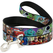 Dog Leash - Disney Pixar 7-Movie Character Collage Dog Leashes Disney