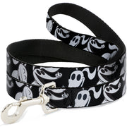 Dog Leash - Nightmare Before Christmas Zero Expressions Black/White Dog Leashes Disney