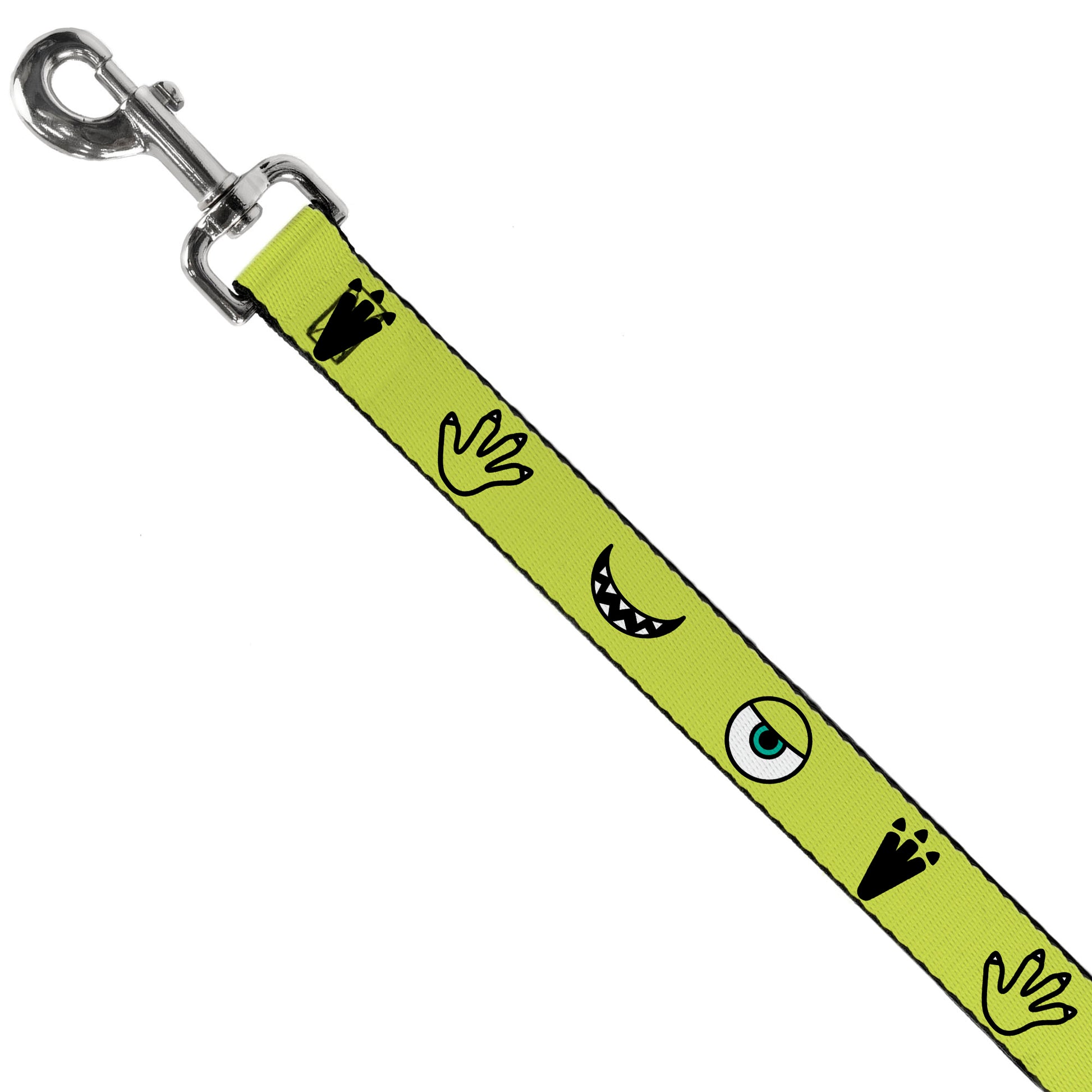 Dog Leash - Monsters Inc. Mike 4-Icons Greens/Black/White Dog Leashes Disney
