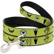 Dog Leash - Monsters Inc. Mike 4-Icons Greens/Black/White Dog Leashes Disney
