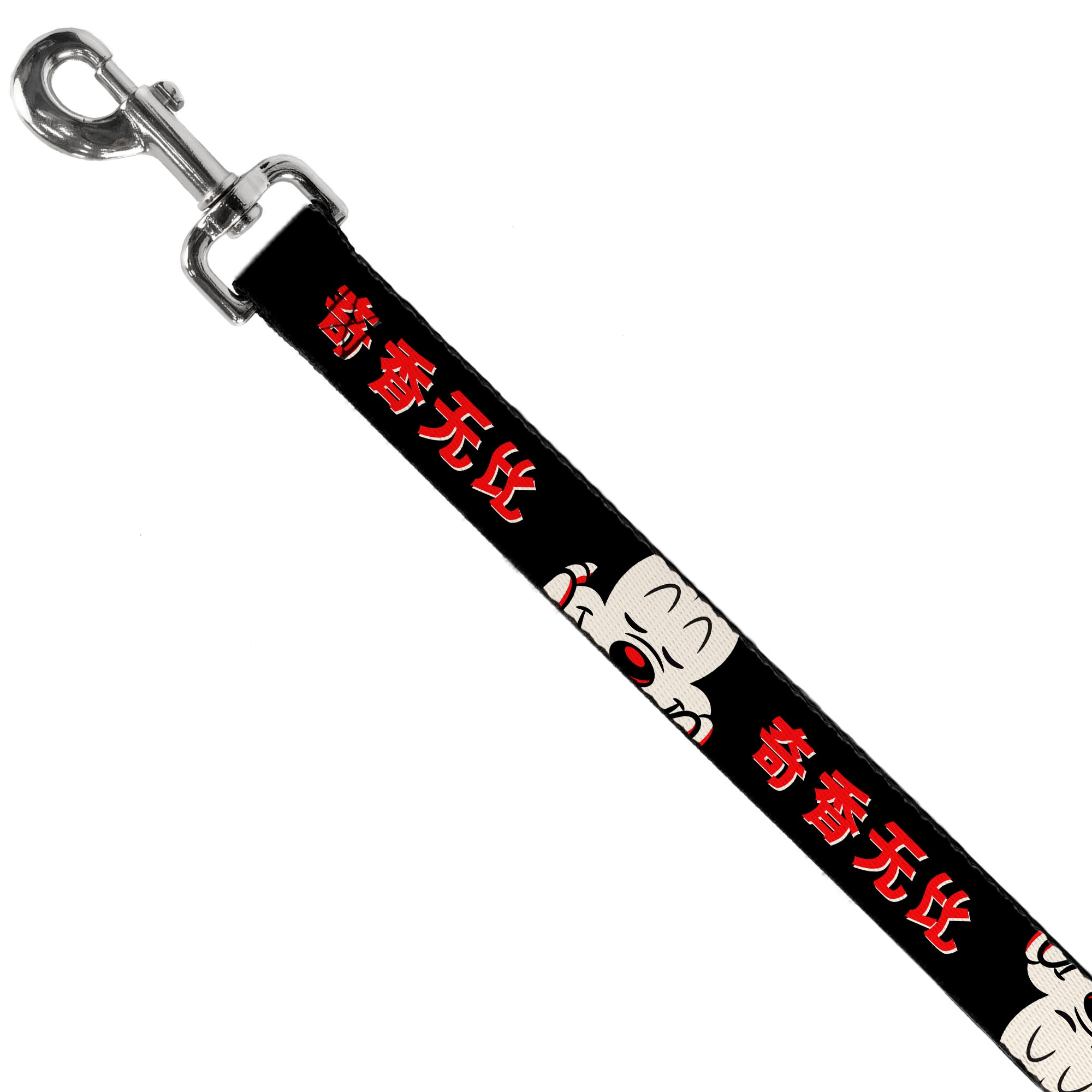 Dog Leash - Mickey Mouse Smelling Pose Black/White/Reds Dog Leashes Disney