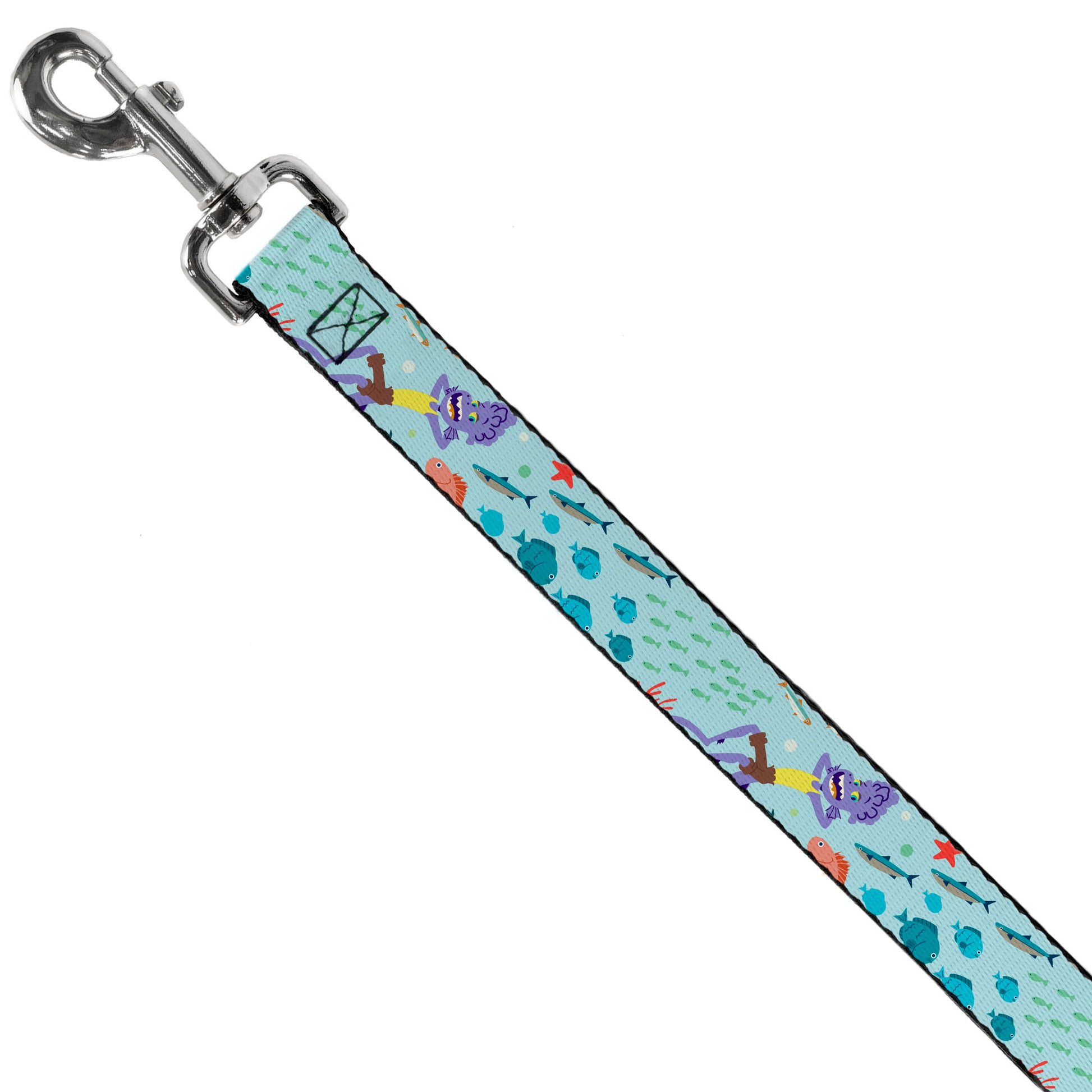 Dog Leash - Luca Isola del Mar Alberto Sea Monster School of Fish Collage Dog Leashes Disney