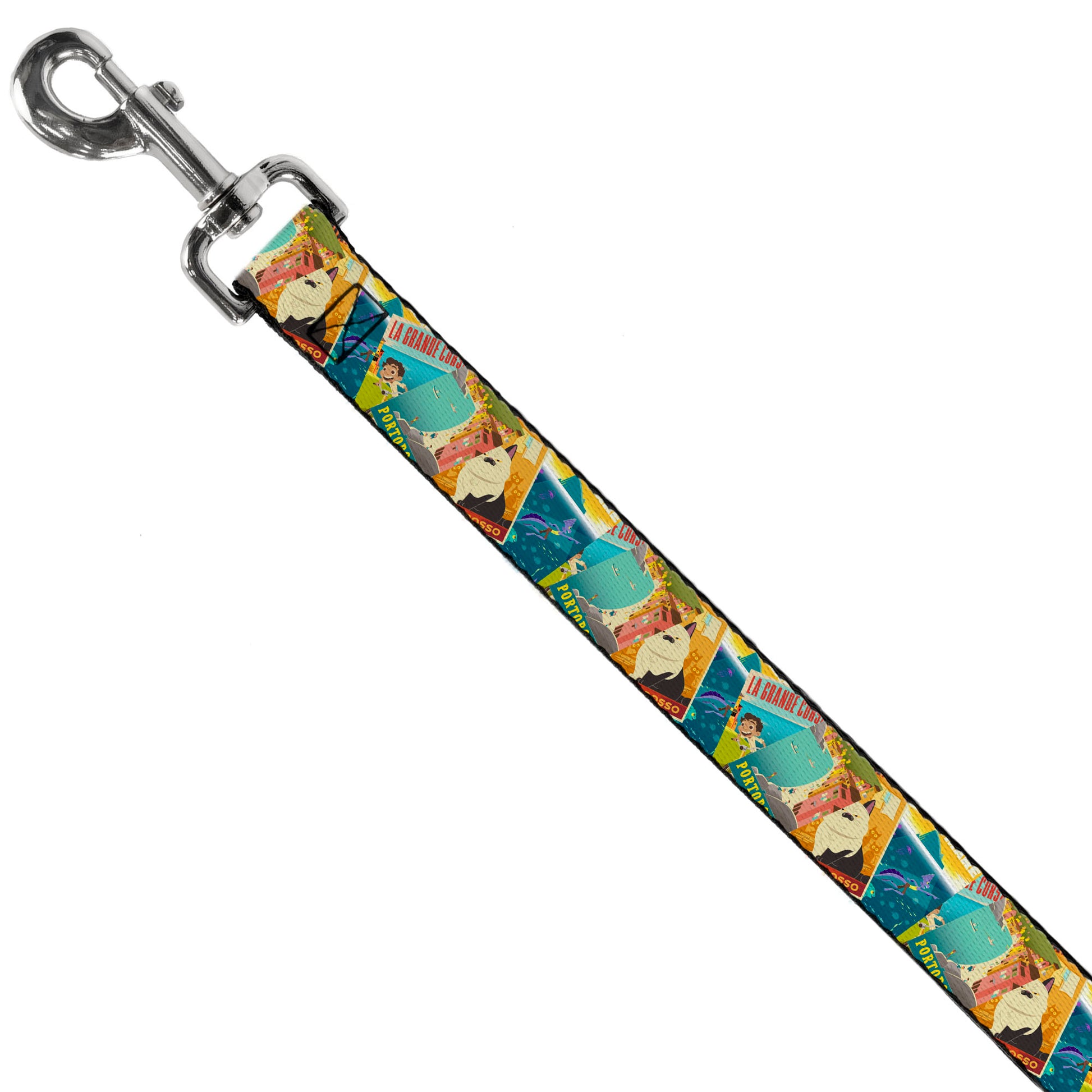 Dog Leash - Luca The Piazza Poster Collage Stacked Dog Leashes Disney