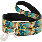 Dog Leash - Luca The Piazza Poster Collage Stacked Dog Leashes Disney