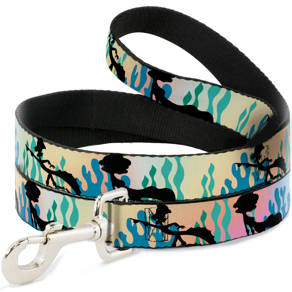 Dog Leash - Luca and Alberto Sea Monsters Underwater Silhouette Ombre/Black Dog Leashes Disney
