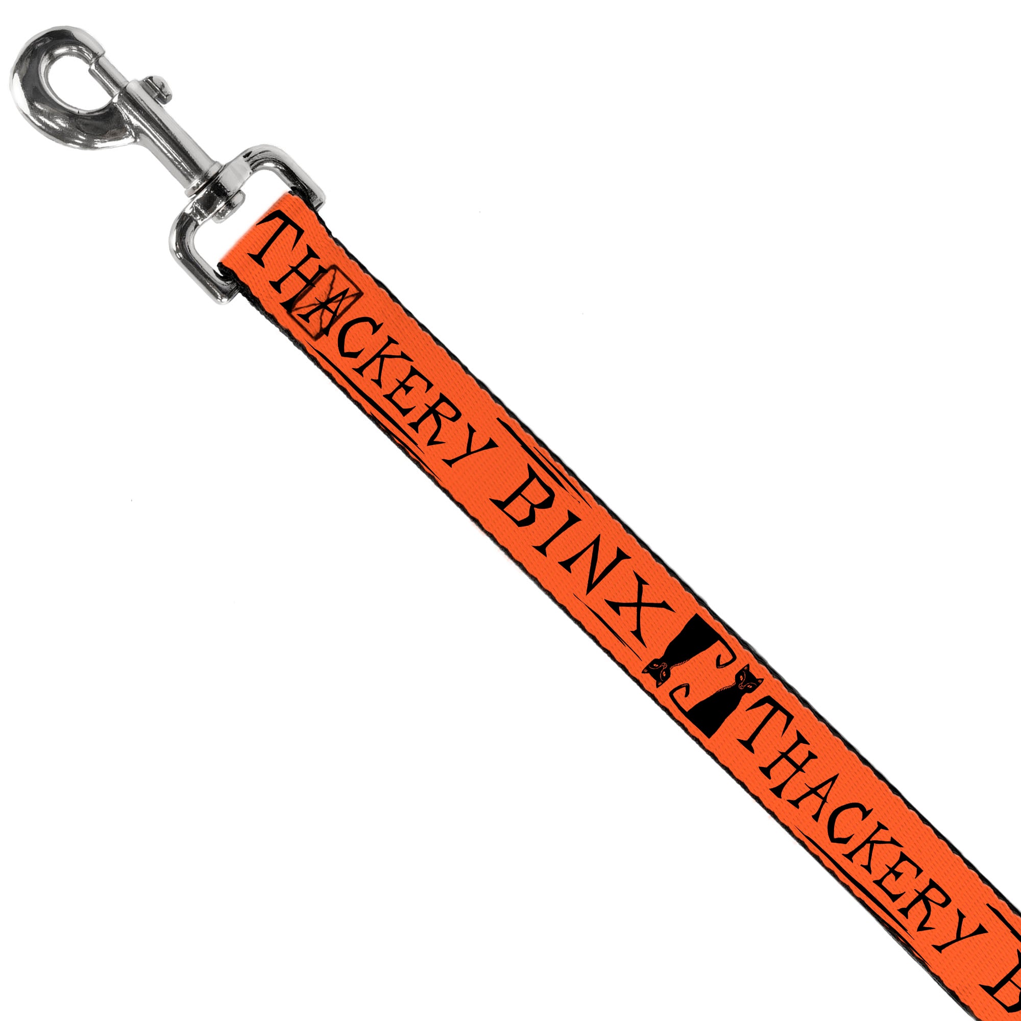 Dog Leash - Hocus Pocus THACKERY BINX Cat Silhouette Orange/Black Dog Leashes Disney