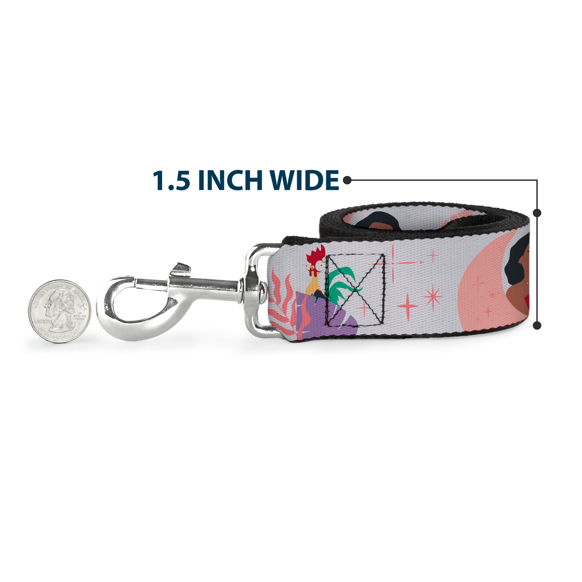 Dog Leash - Lightyear Mission Patches Collage Black/Multi Color Dog Leashes Disney