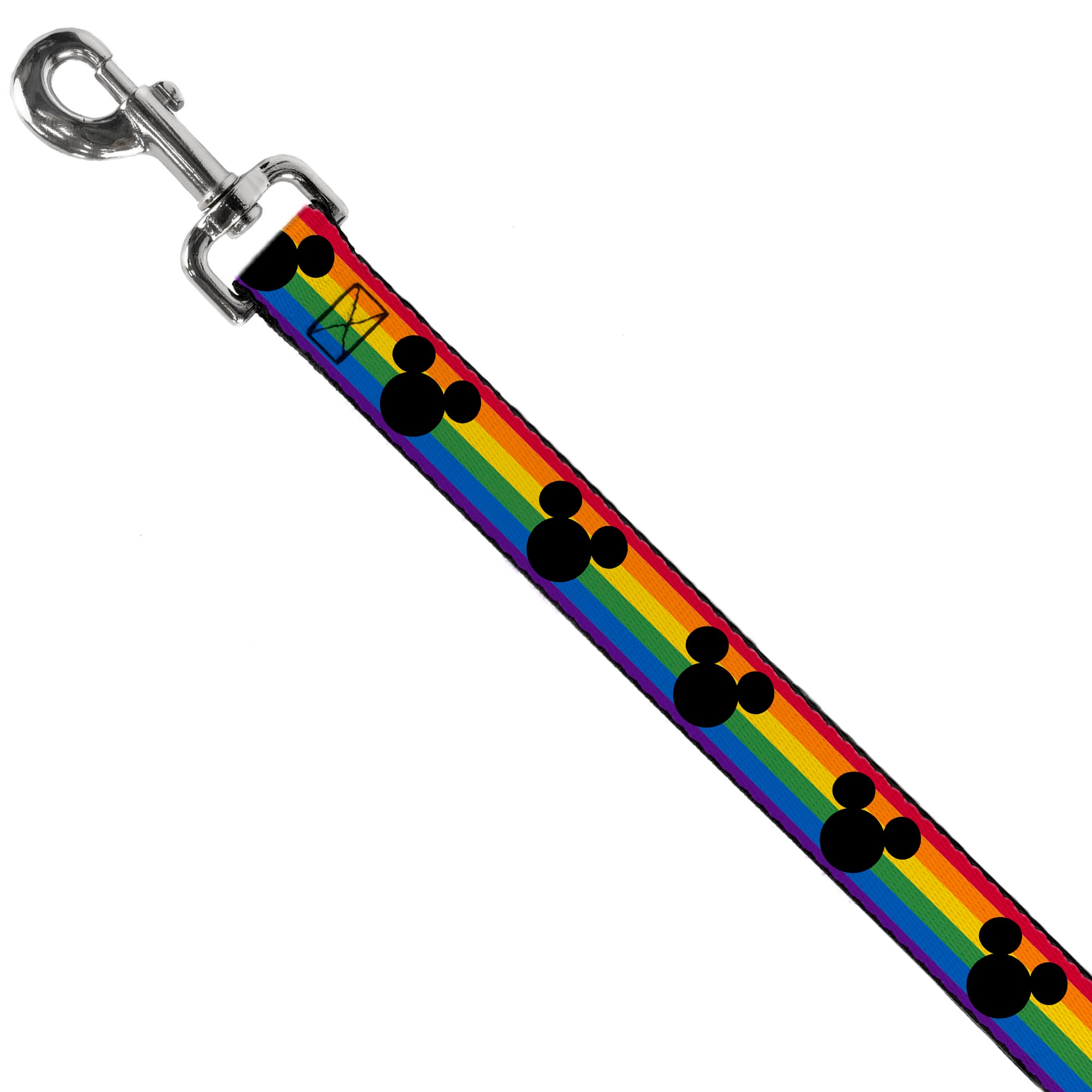 Dog Leash - Mickey Mouse Ears Icon Rainbow Pride Flag Dog Leashes Disney