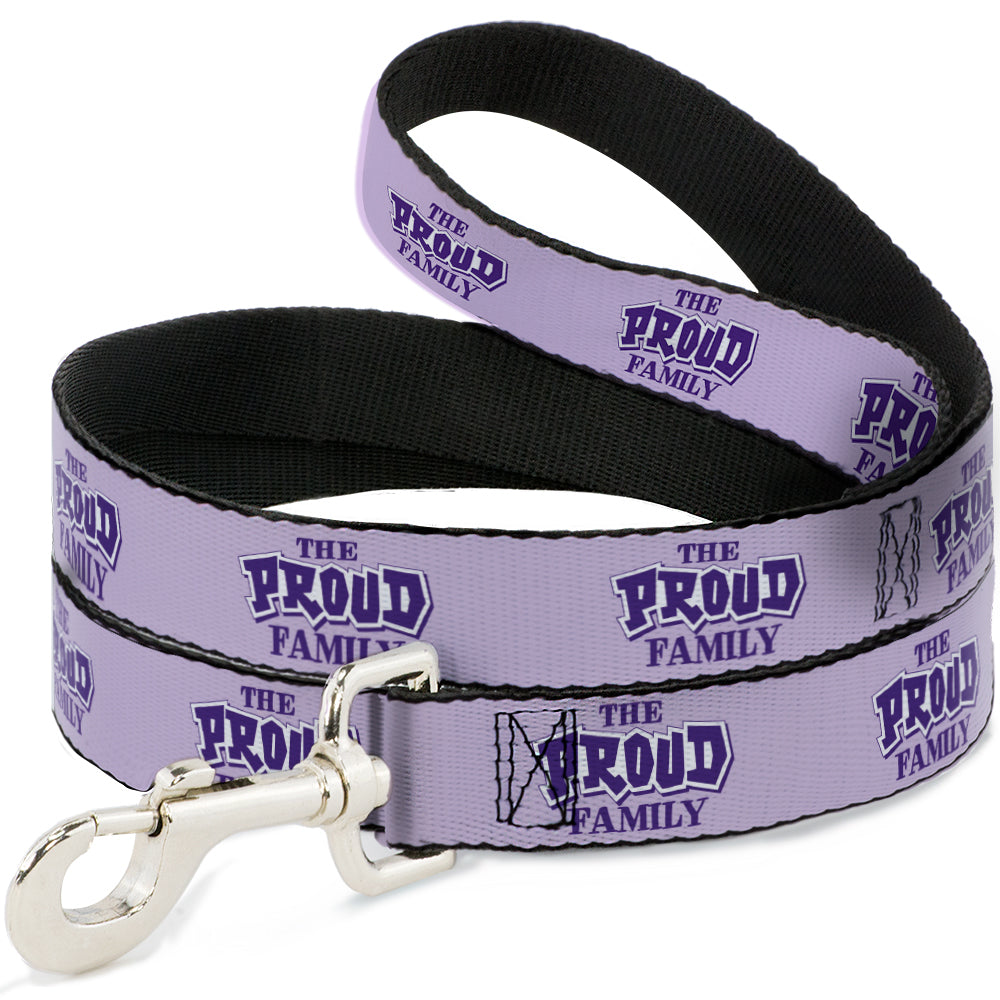 Dog Leash - THE PROUD FAMILY Title Logo Purples Dog Leashes Disney