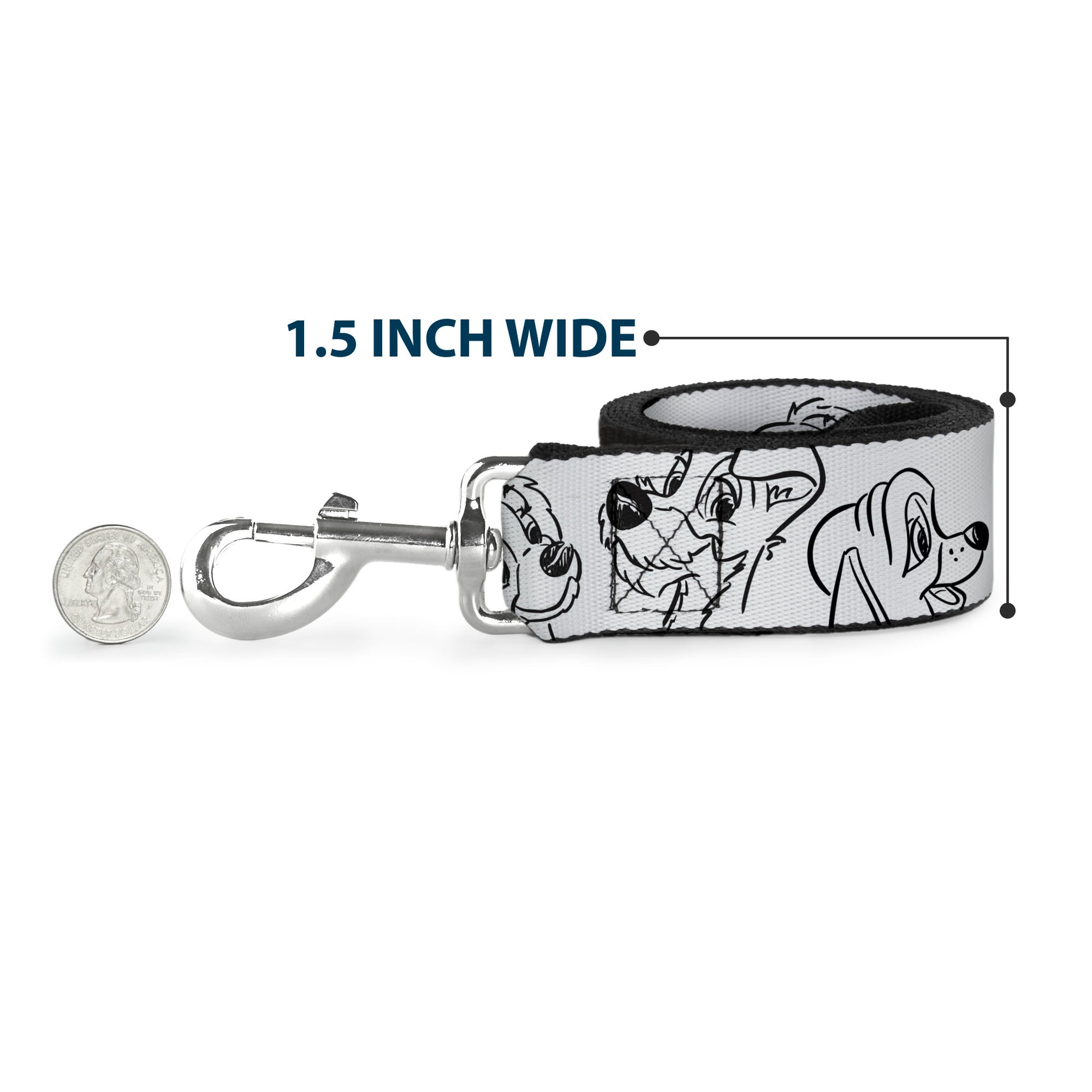 Dog Leash - The Proud Family 6-Character Block Poses Dog Leashes Disney