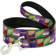 Dog Leash - The Proud Family PROUD SNACKS Logo Blocks Multi Color Dog Leashes Disney