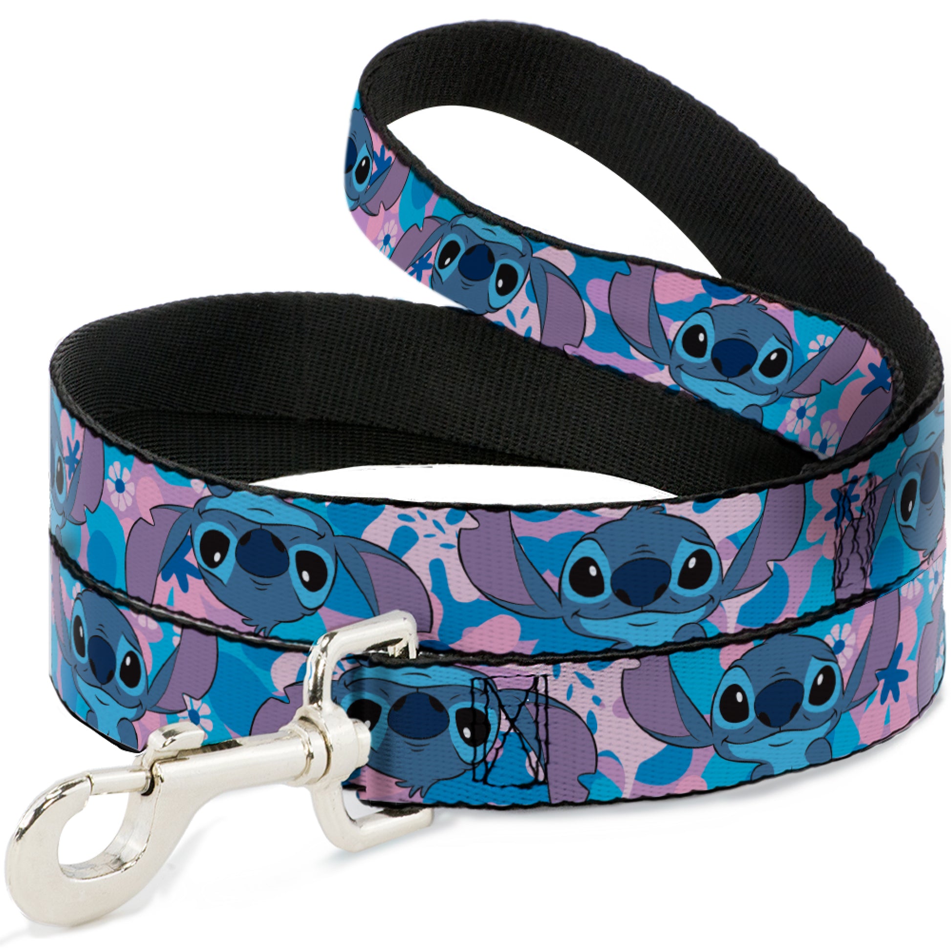 Dog Leash - Lilo & Stitch Stitch Flip Expressions Close-Up Blues/Pinks Dog Leashes Disney