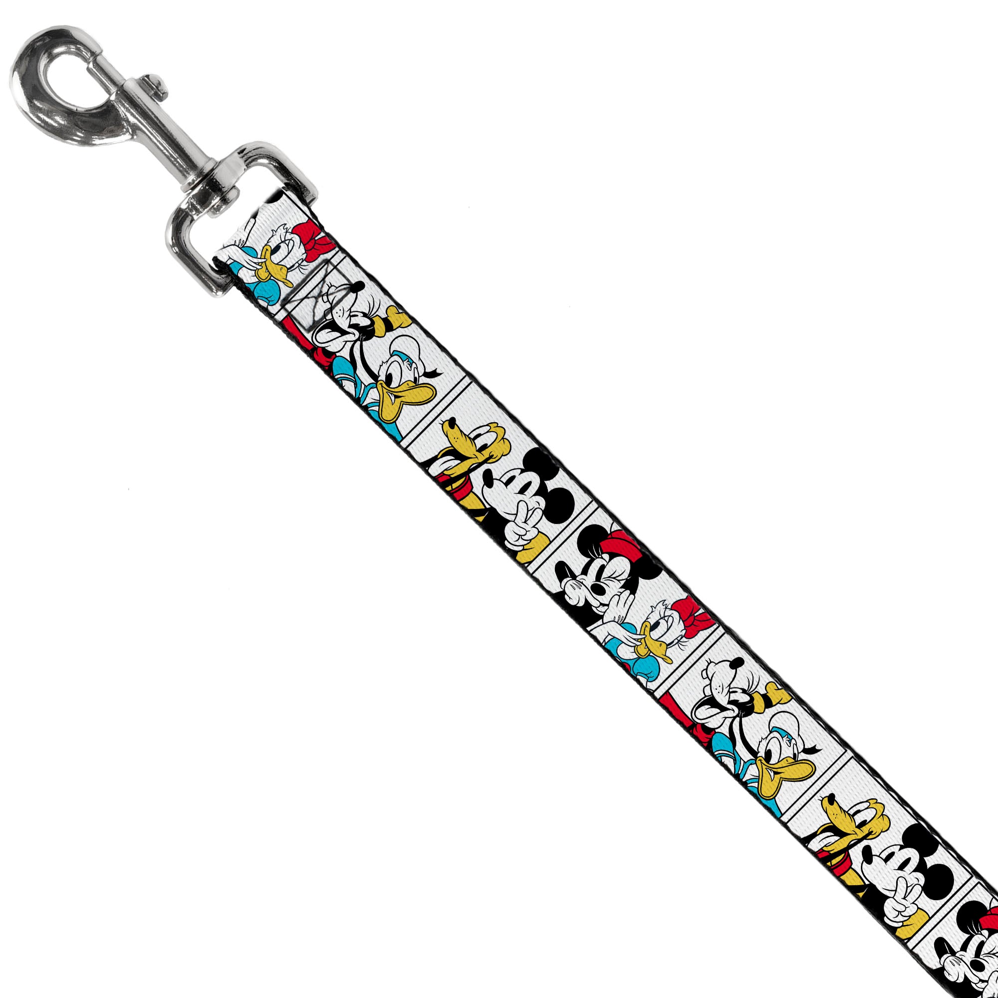 Dog Leash - Sensational Six Buddy Pose Blocks White/Multi Color Dog Leashes Disney
