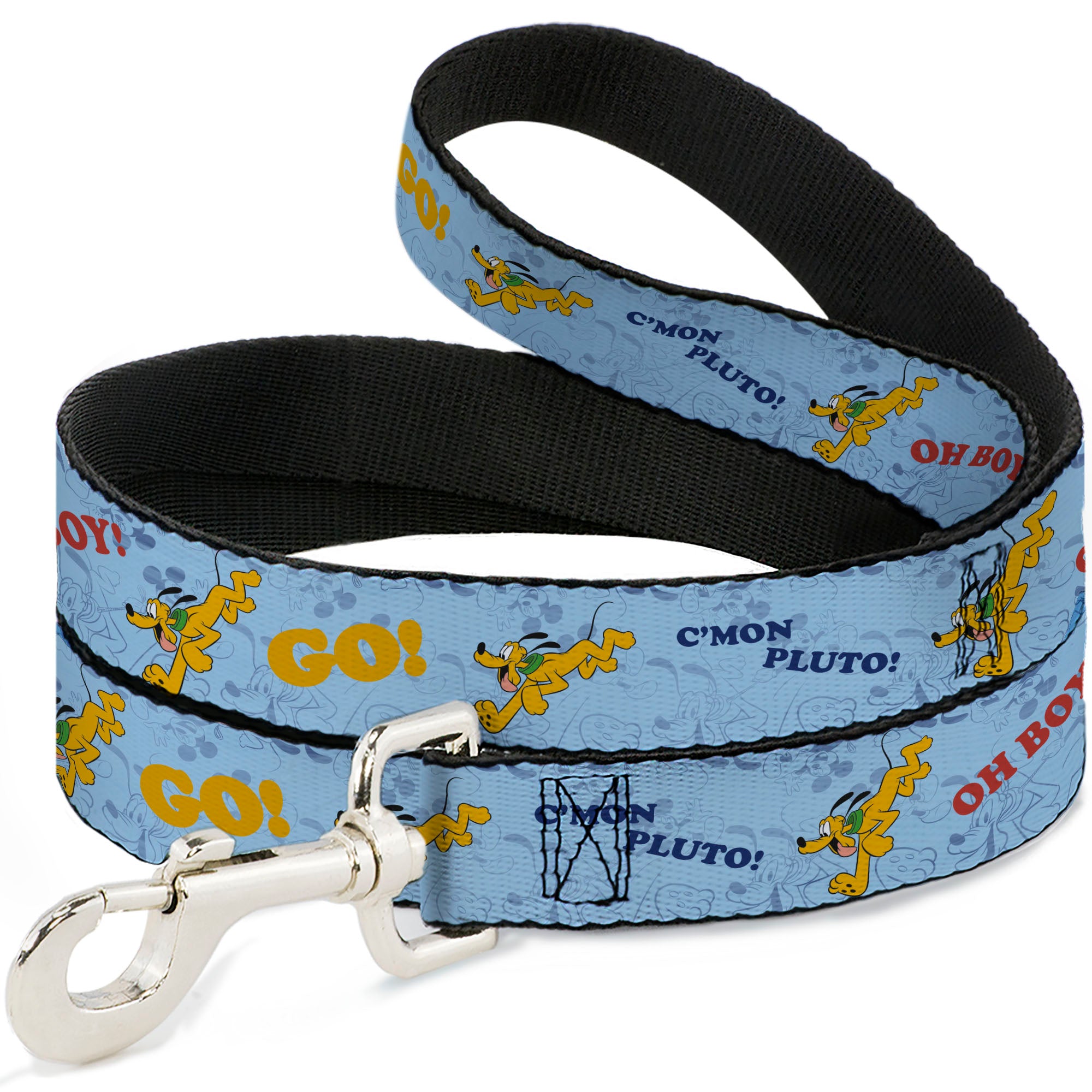 Dog Leash - Disney Pluto Poses and Quotes Blues/Red/Yellow Dog Leashes Disney