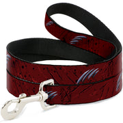 Dog Leash - A NIGHTMARE ON ELM STREET/Freddy's Hand Scratching Reds/Black/Gray Dog Leashes A Nightmare on Elm Street